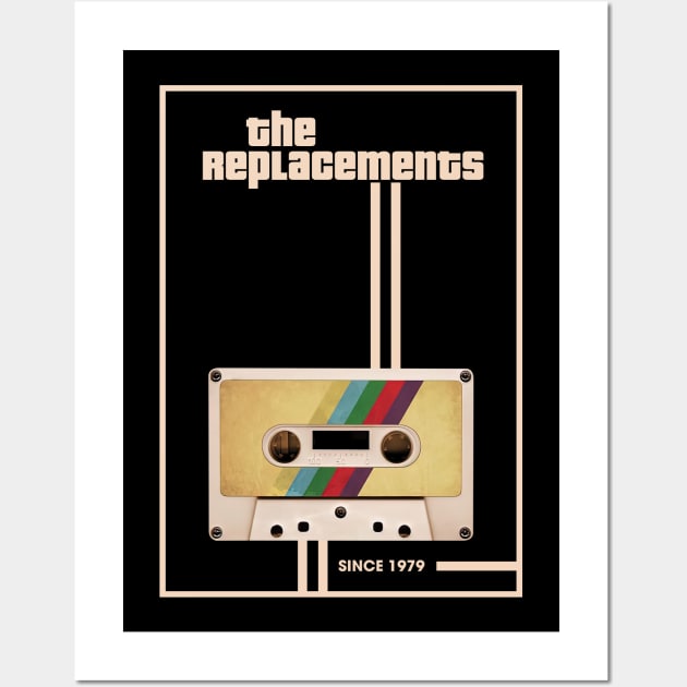 The Replacements Music Retro Cassette Tape Wall Art by Computer Science